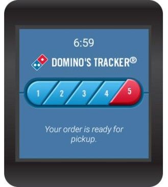 Fotografía - [Nous vivons dans le futur] App Domino Maintenant vous permet de commander une pizza de votre poignet Utilisation Android Wear Et Pebble